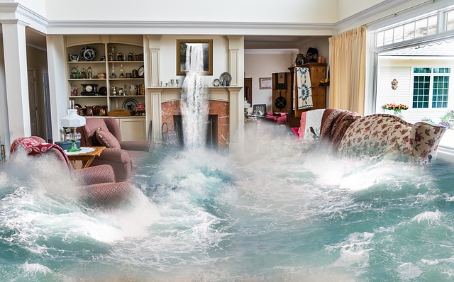 záplavy v obýváku